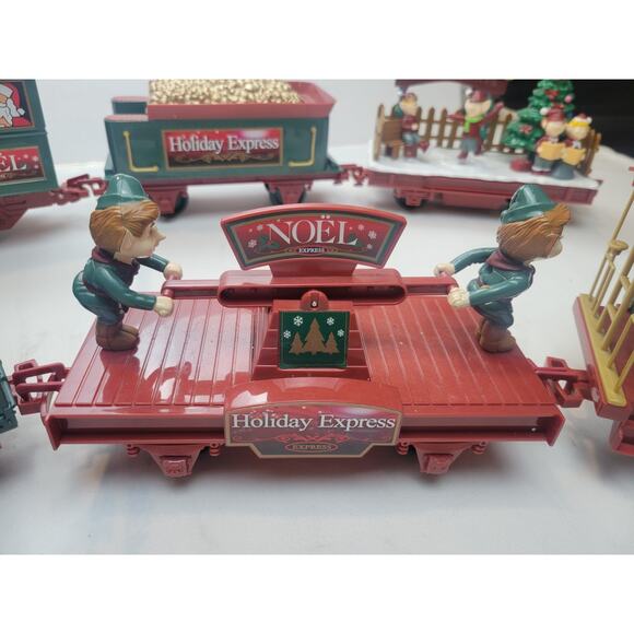 Scientific Toys 6 Train Cars Replacement Expansions Locomotive Caroling Caboose - Picture 13 of 16